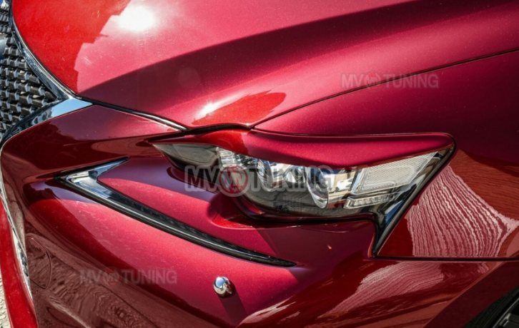 Накладки на фары (реснички) для Lexus IS 3 (2013-2016) купить недорого с доставкой в Бор