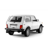 Защита порогов с накладками d63мм ШАГРЕНЬ (ППК) L@DA "4х4 2121" 1995-/ "4x4 URBAN" 2015- купить недорого с доставкой в Бор