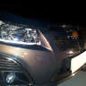 Защита радиатора "Standart" Chevrolet Cruze (2012-2015) верх, чёрная купить недорого с доставкой в Бор