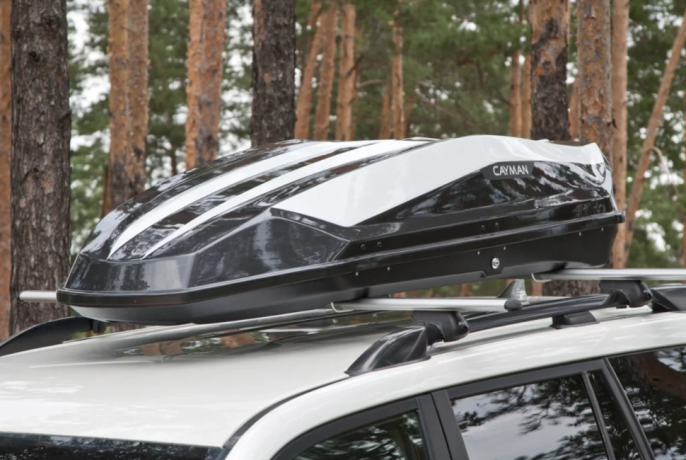 Автобокс "CAYMAN" F1 двухцветный 420L купить недорого с доставкой в Бор