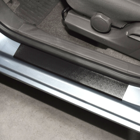 Накладки в проем дверей (4 шт) ЧЕРНЫЕ (ABS) CHEVROLET Cobalt (2019-н.в.) купить недорого с доставкой в Бор