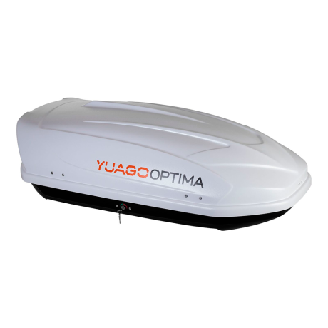 Автобокс YUAGO OPTIMA (тиснение) (EuroLock), белый, 390л купить недорого с доставкой в Бор