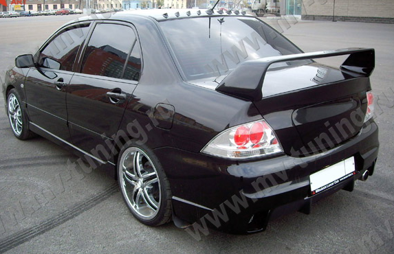 Спойлер средний стиль "EVO" var №2 для Mitsubishi Lancer IX (2003-2009) купить недорого с доставкой в Бор