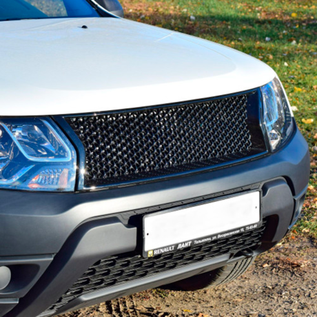 Решетка радиатора (ABS) RENAULT Duster (2012-2020 г.в.) купить недорого с доставкой в Бор