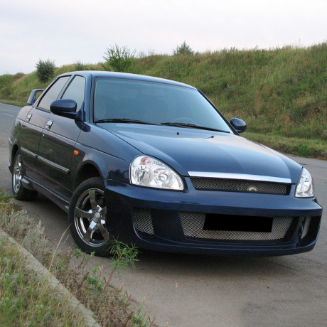 Бампер передний "GTI" (с сеткой) для B@3 2170 L@DA Prior@ купить недорого с доставкой в Бор
