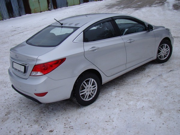 Аэродинамический рассекатель на крышу 6 зубьев для Hyundai Solaris (2010-2016) купить недорого с доставкой в Бор
